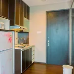 Homey And Minimalist Studio Room At Gp Plaza Apartment By Travelio