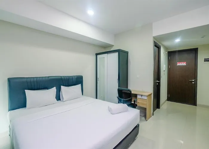 Cozy With Minimalist Style Studio Apartment Nine Residence By Travelio