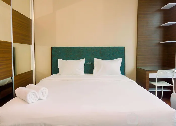Homey And Minimalist Studio Room At Gp Plaza Apartment By Travelio