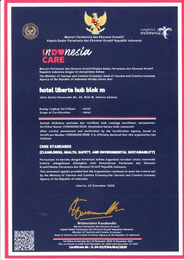 Liberta Hub Blok M Hotel Jakarta