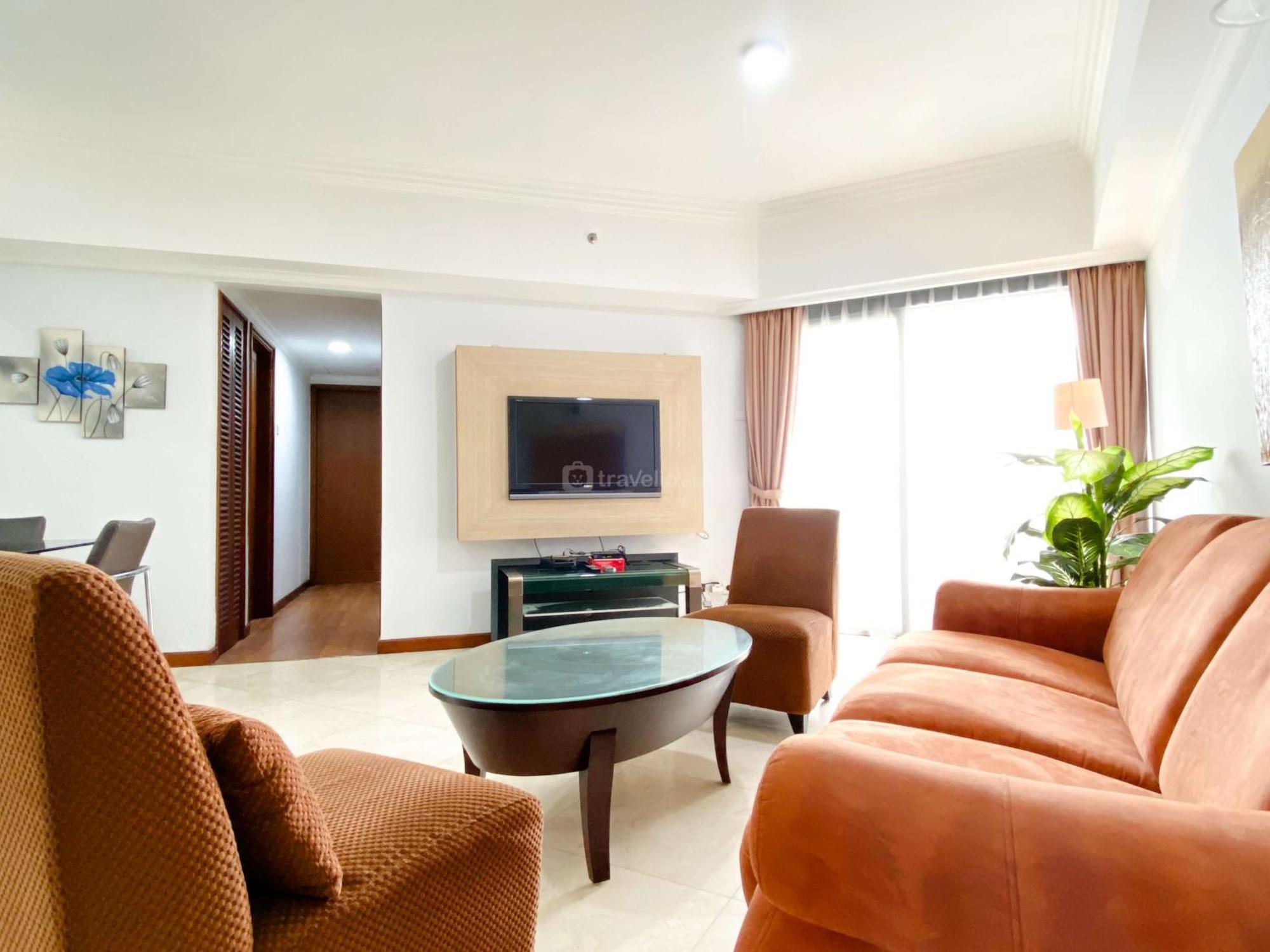 Wonderful And Homey 3br Sudirman Tower By Travelio Apartment *