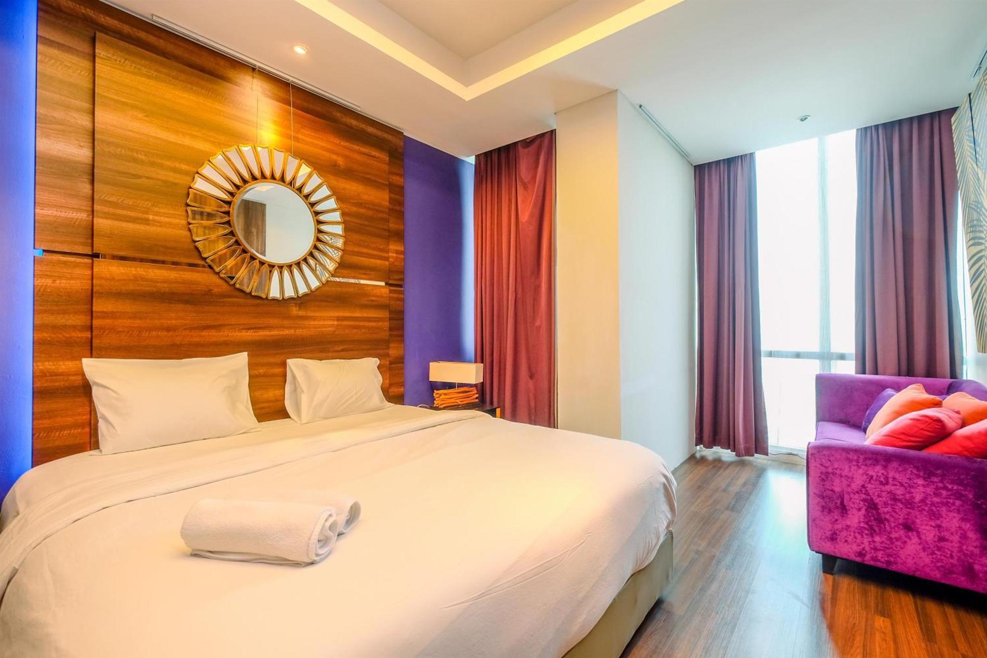 Homey Penthouse 3br With Extra Kemang Village By Travelio Apartment Jakarta