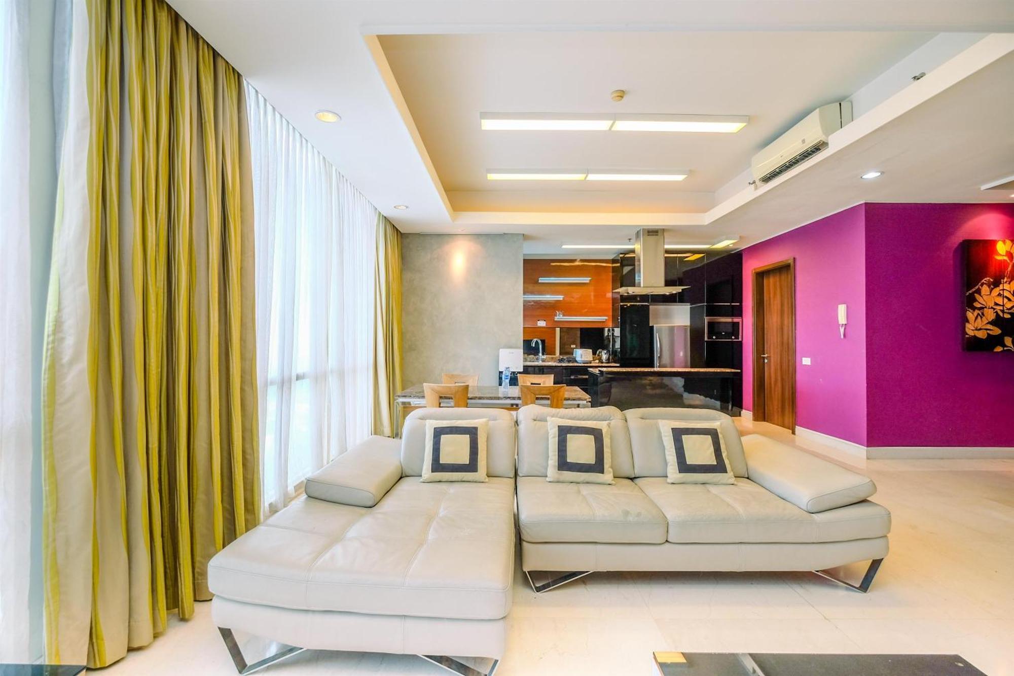 Homey Penthouse 3br With Extra Kemang Village By Travelio Apartment *