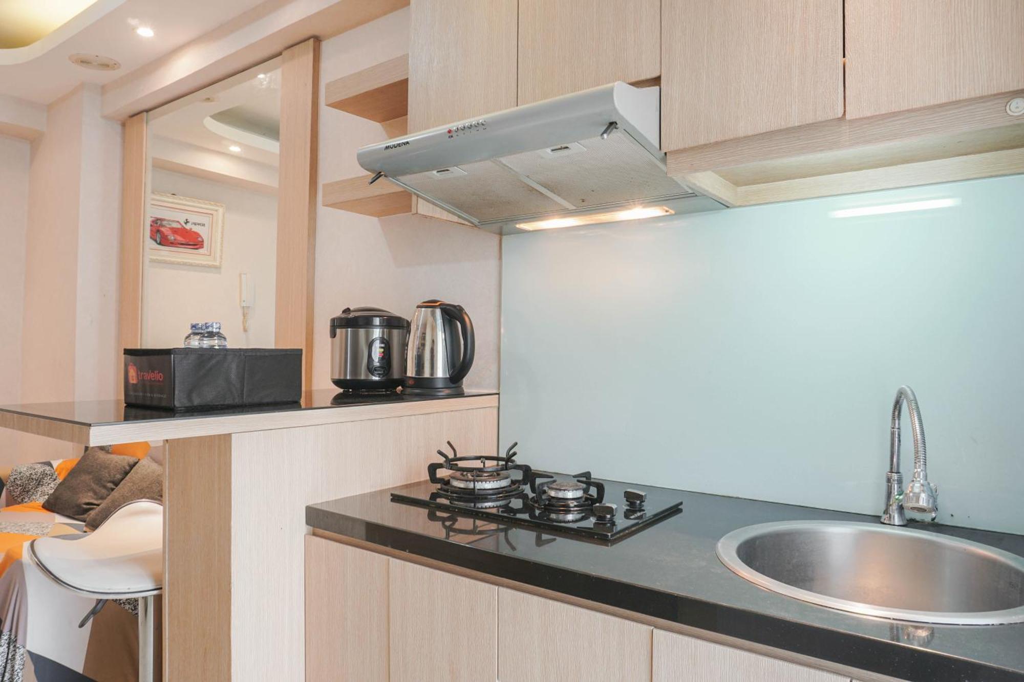 Fully Furnished With Elegant Design 2br Bassura By Travelio Apartment *