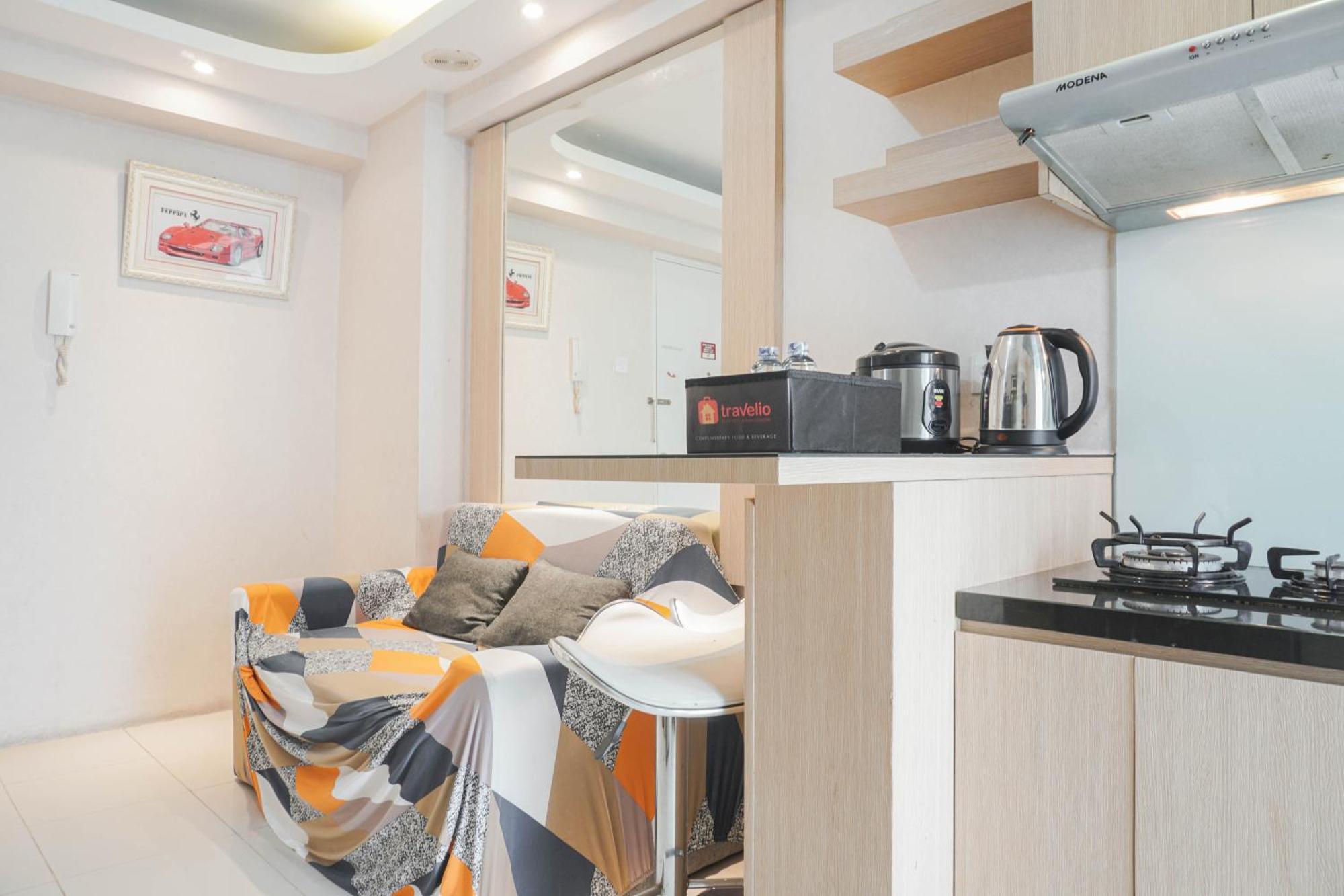 Fully Furnished With Elegant Design 2br Bassura By Travelio Apartment *
