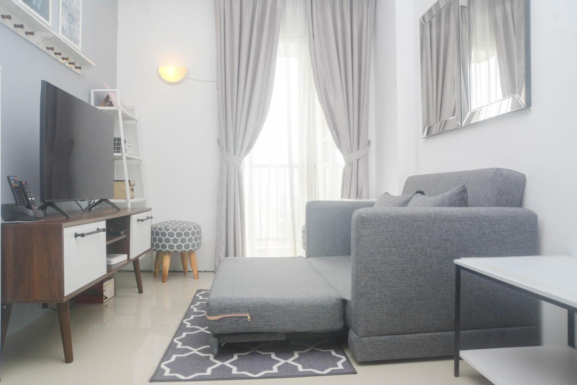 Modern And Comfort 2br At Signature Park Grande By Travelio Apartment Jakarta