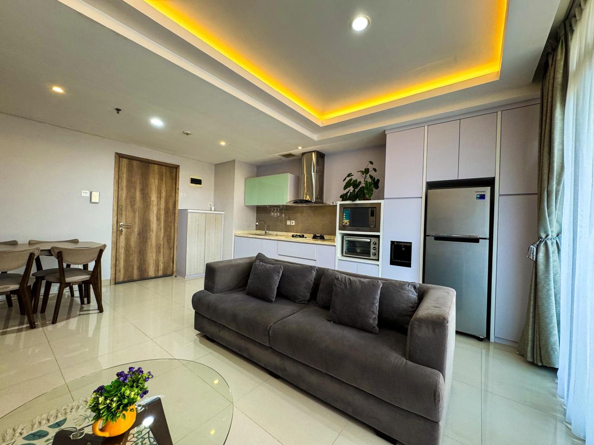 Pejaten Park 2br Abalone With Pool Apartment *