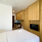 Modern Design And Homey Studio Ciputra World 2 Apartment By Travelio