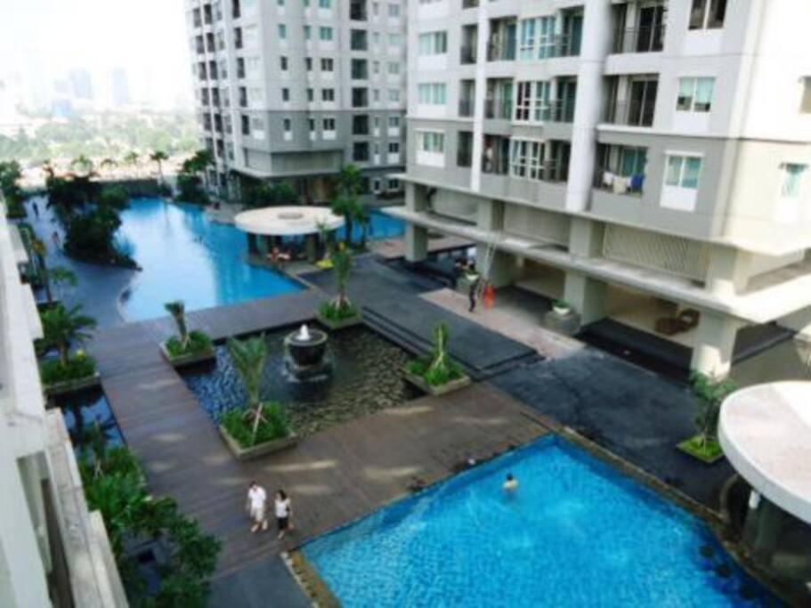 Căn hộ Scandi Style Flat In Jakarta, Gym & Pool