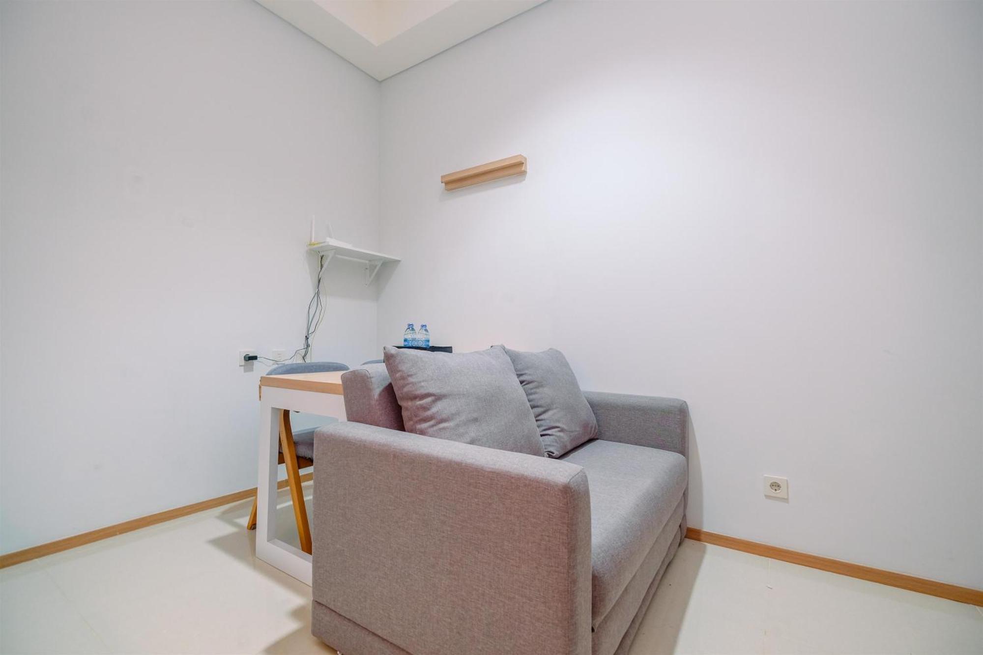 Apartment Modern And New 1br Across Lrt Station Samara By Travelio Jakarta